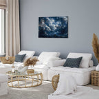 Clouds and Stars Space Canvas Print