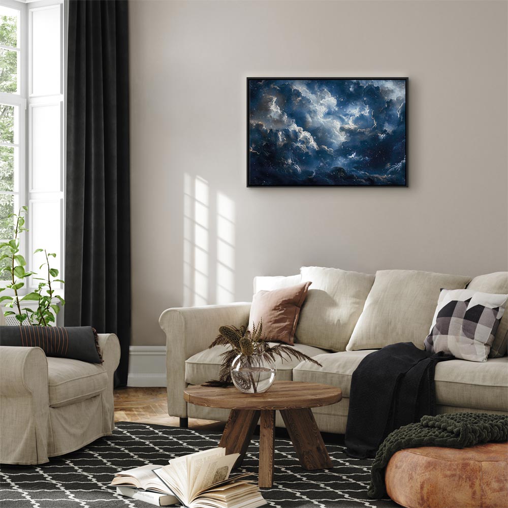 Canvas Print: Astronomical Wonders Clouds and Stars