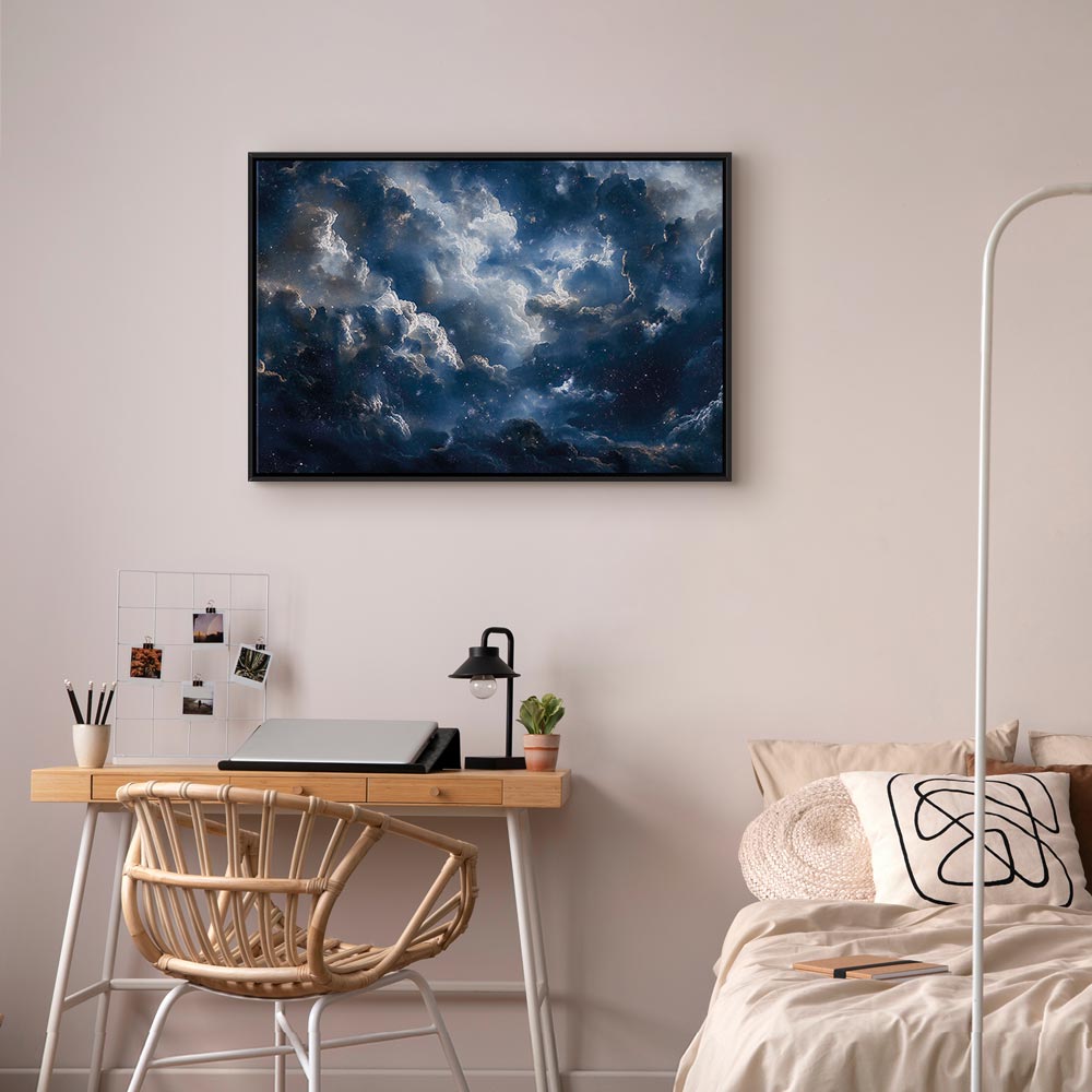 Canvas Print: Astronomical Wonders Clouds and Stars