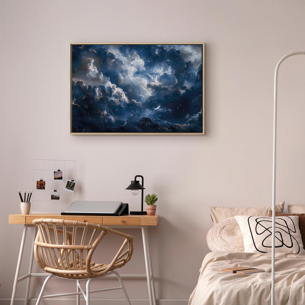 Canvas Print: Astronomical Wonders Clouds and Stars