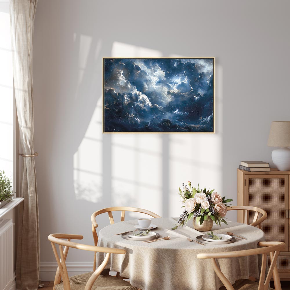 Canvas Print: Astronomical Wonders Clouds and Stars