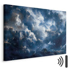 Clouds and Stars Space Canvas Print