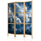 Room Divider: Japanese Clouds and Stars