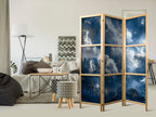 Room Divider: Japanese Clouds and Stars