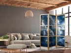 Room Divider: Japanese Clouds and Stars