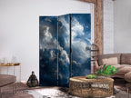 Room Divider 135x172 blue/grey acoustic double-sided