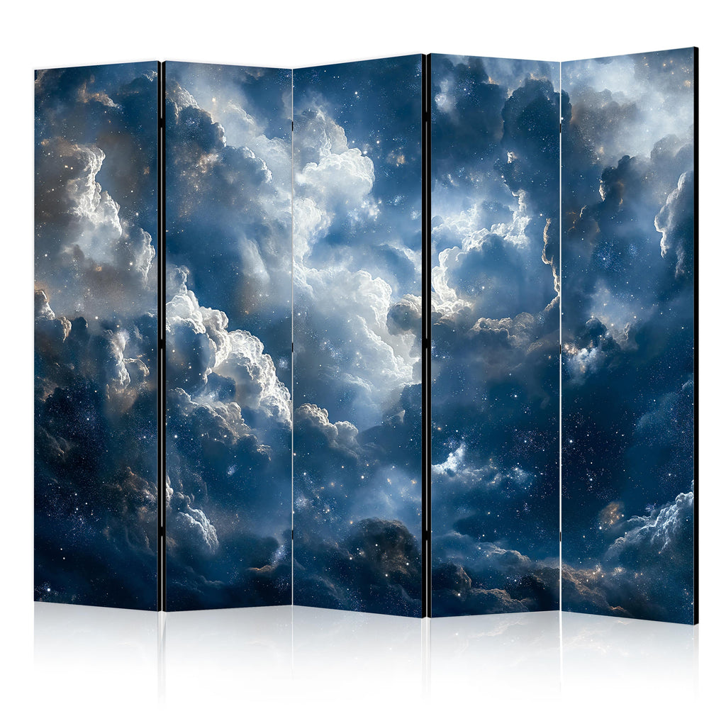 Room Divider Celestial Clouds and Stars
