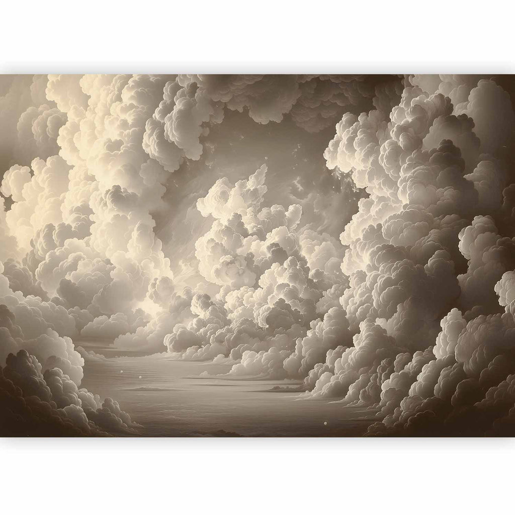 Wandbild: Das Flüstern leuchtender Wolken