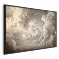 Illuminated Clouds Soft Light Sky Poster