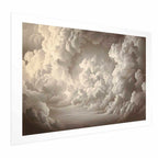 Illuminated Clouds Soft Light Sky Poster