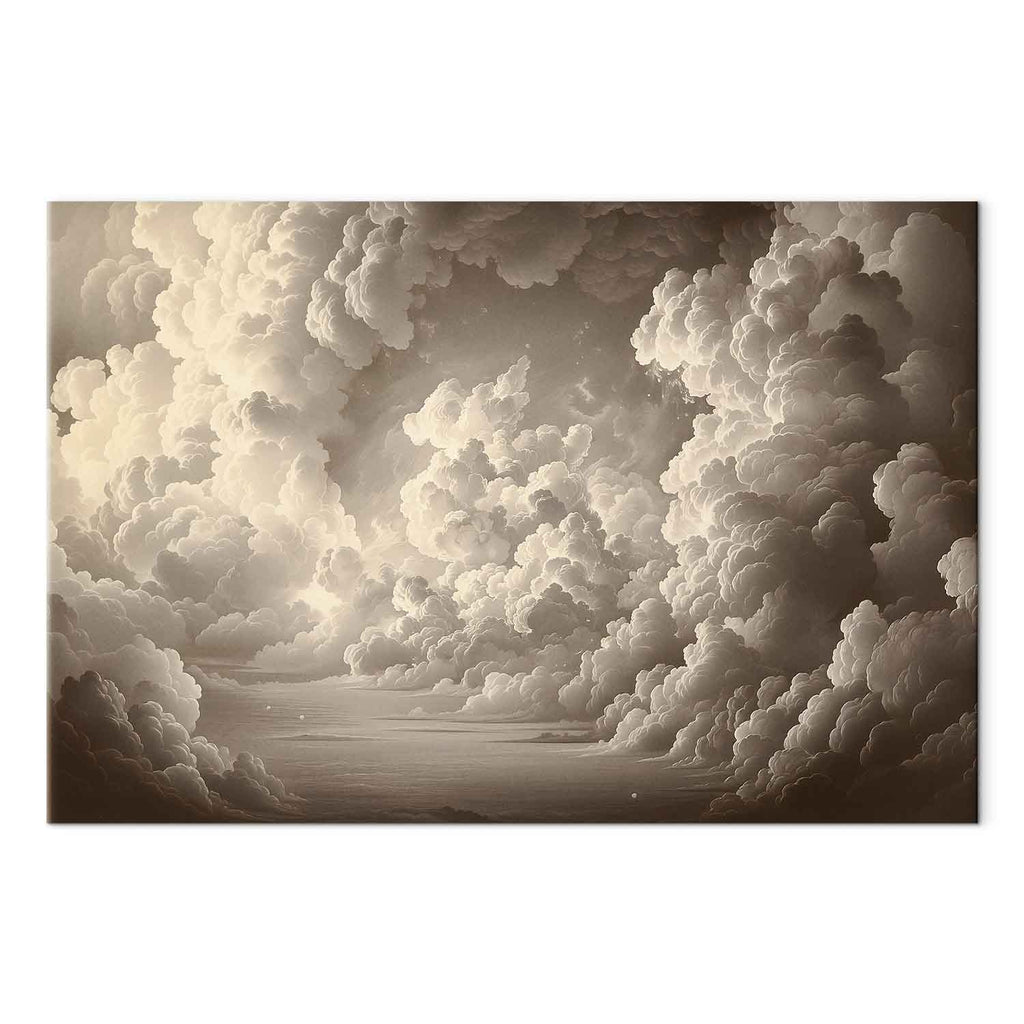 Illuminated Cloudscape Sky Canvas Print