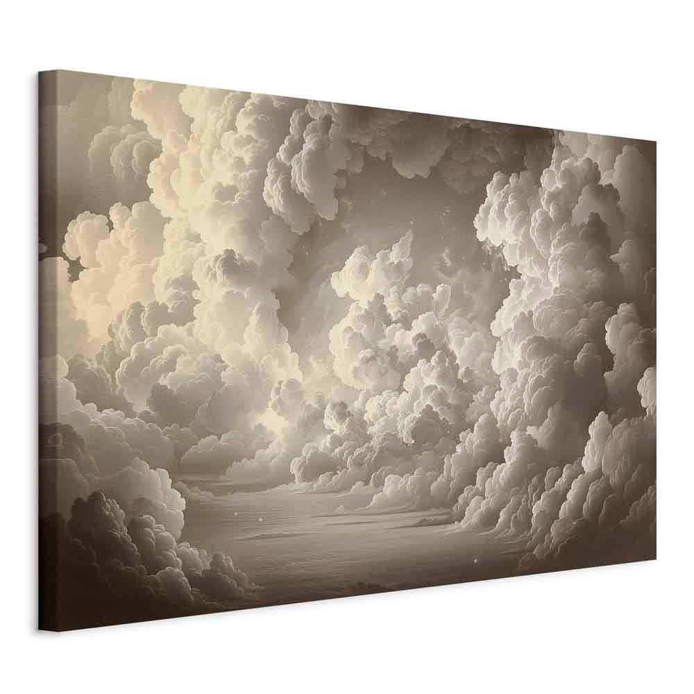 Canvas Print Whisper of Illuminated Clouds