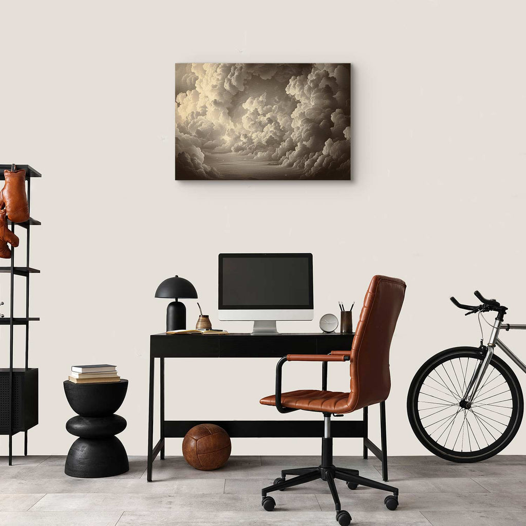 Illuminated Cloudscape Sky Canvas Print