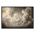 Illuminated Cloudscape Sky Canvas Print
