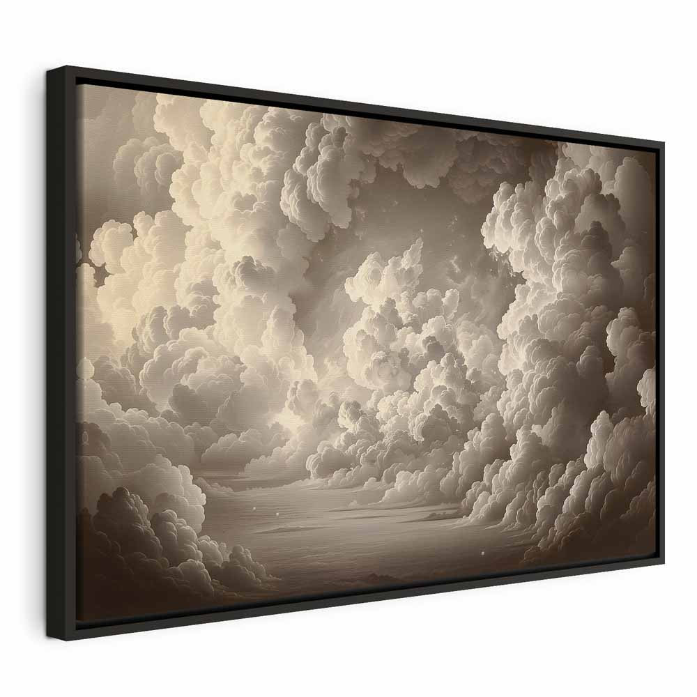 Canvas Print Whisper of Illuminated Clouds