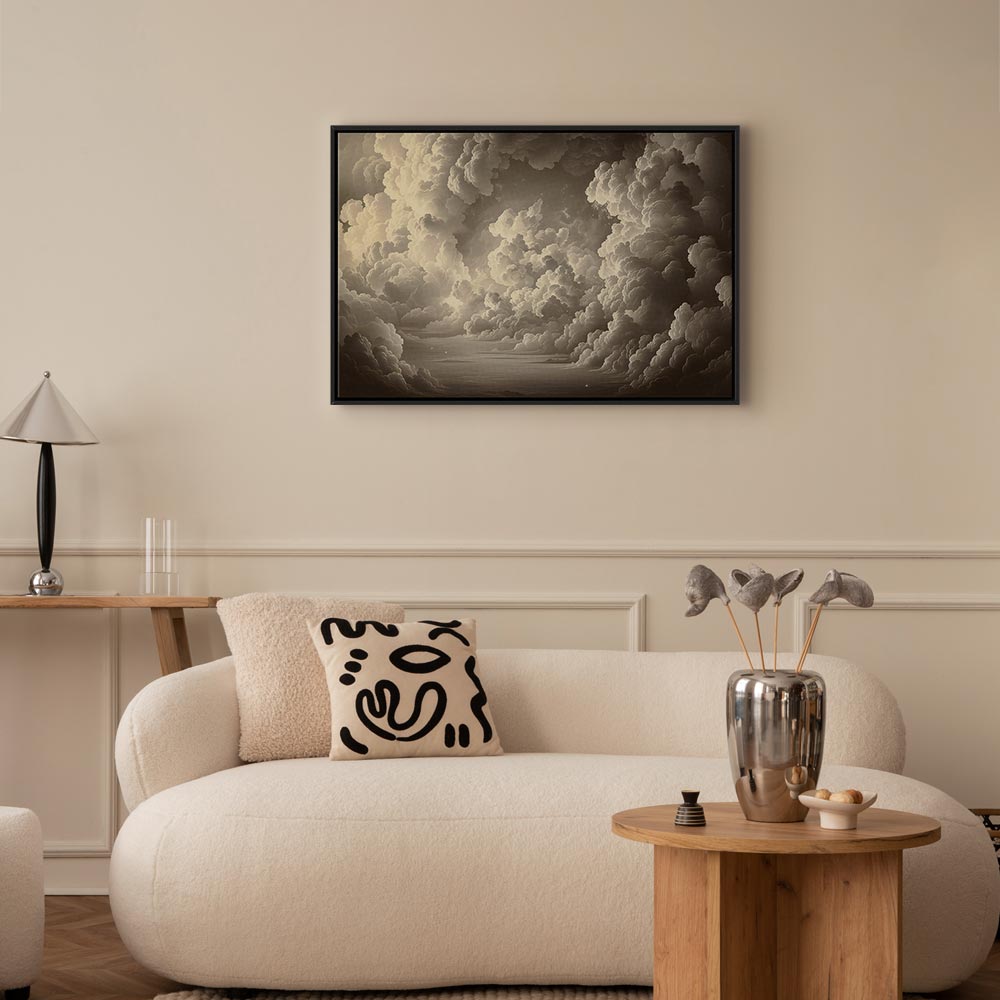 Canvas Print Whisper of Illuminated Clouds