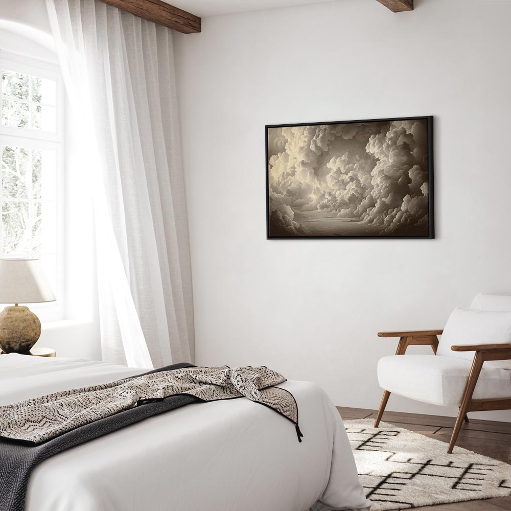 Canvas Print Whisper of Illuminated Clouds