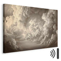 Illuminated Cloudscape Sky Canvas Print