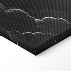 Moon and Stars Cloudscape Fantasy Canvas Print