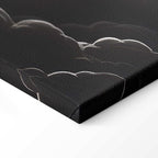 Moon and Stars Cloudscape Fantasy Canvas Print