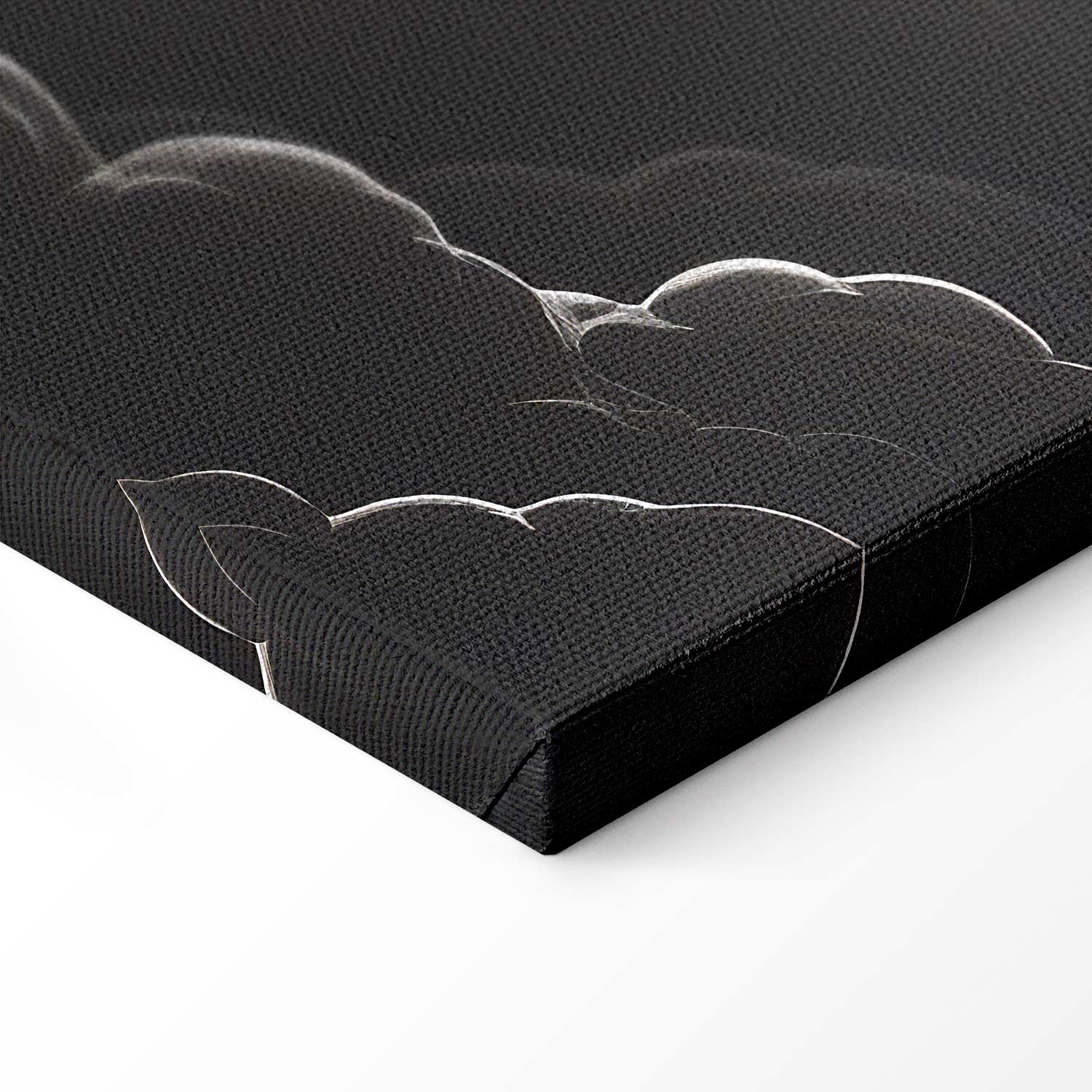 Moon and Stars Cloudscape Fantasy Canvas Print