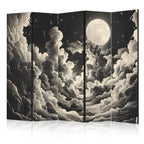 Moon & Stars Room Divider - 5-Panel Landscape