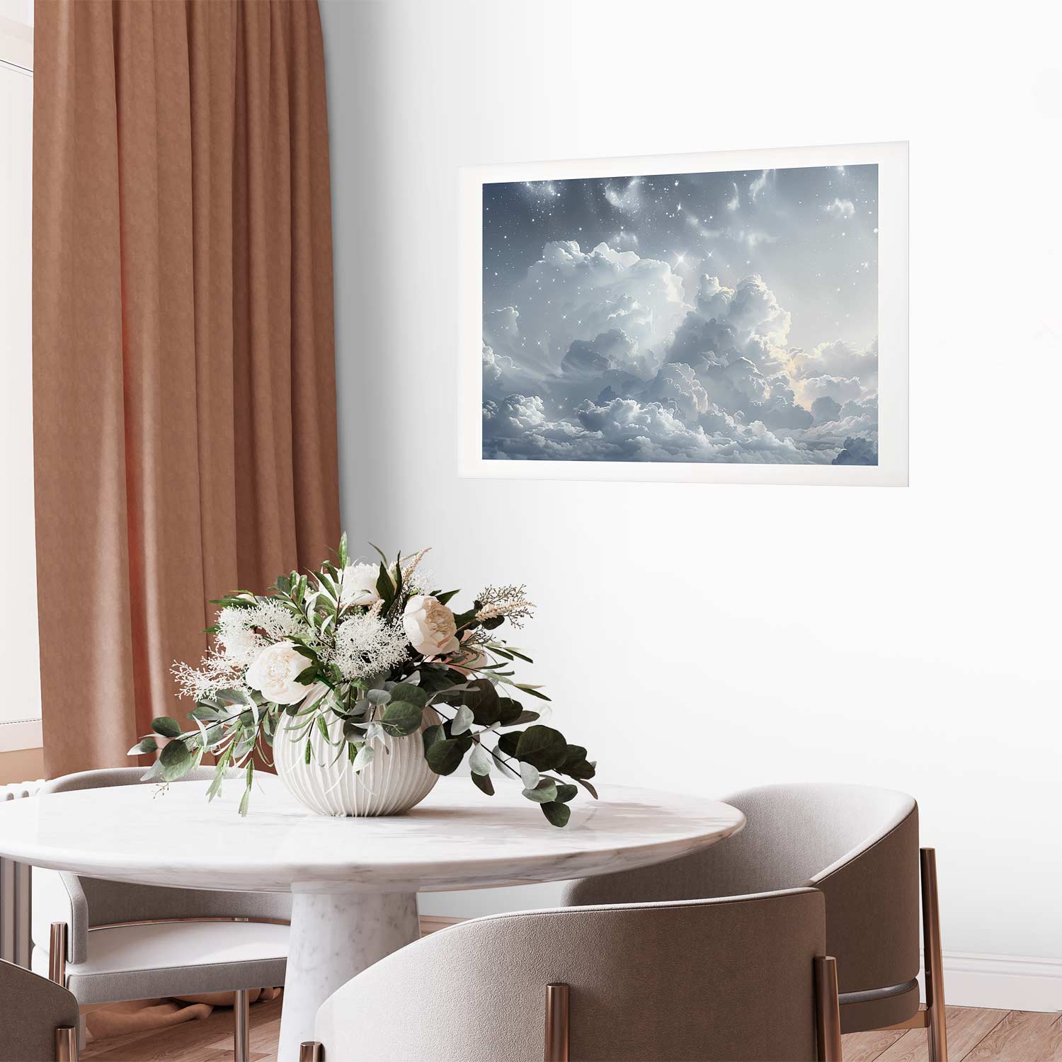 Astral Sky Clouds Space Posters