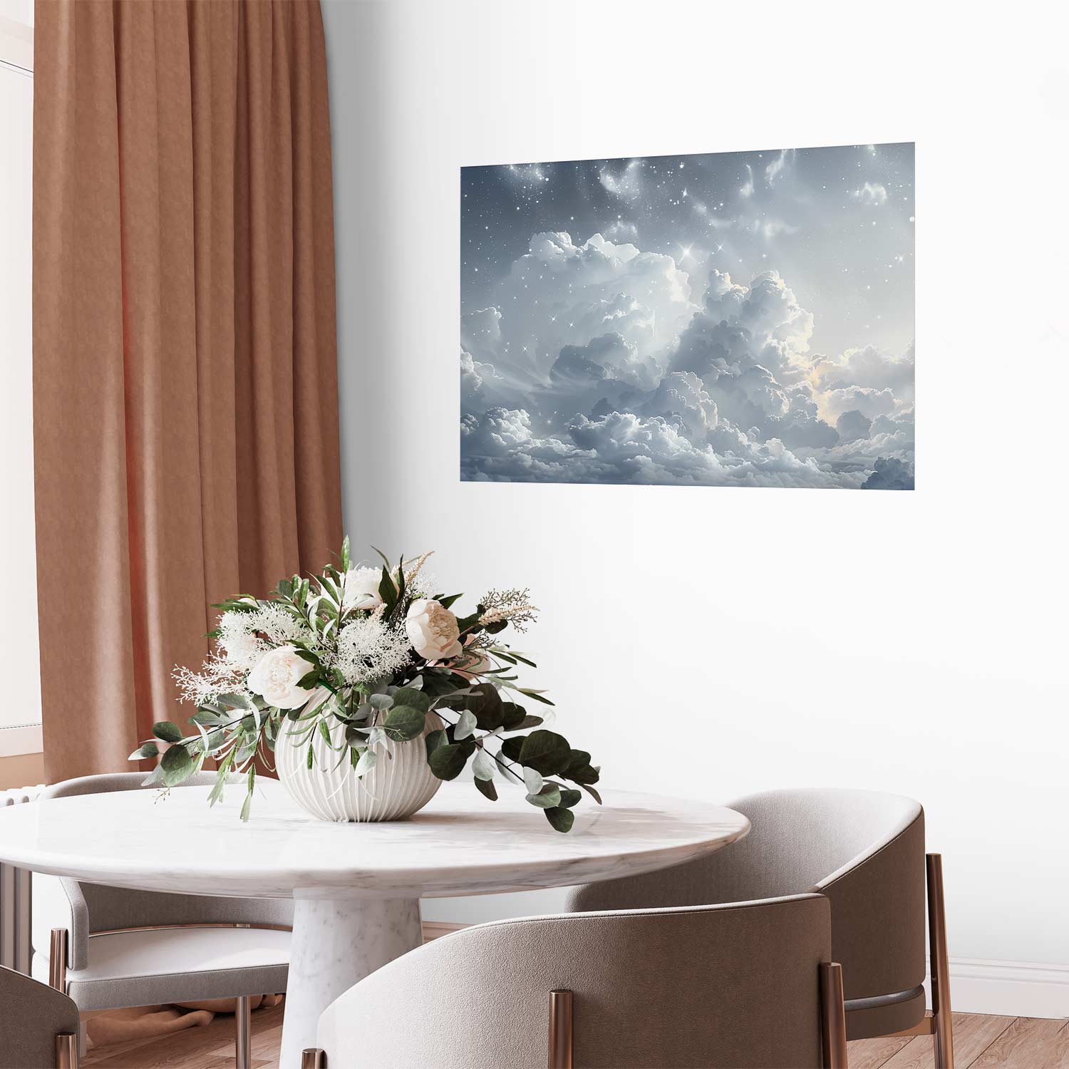 Astral Sky Clouds Space Posters