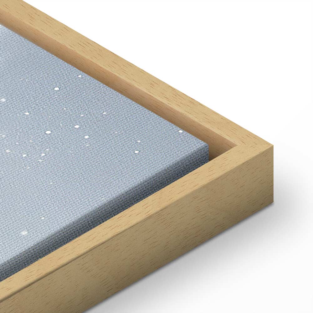 Canvas Print Astral Calm Stars in Clouds