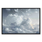 Starry Cloudscape Minimalist Canvas Print