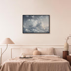 Canvas Print Astral Calm Stars in Clouds