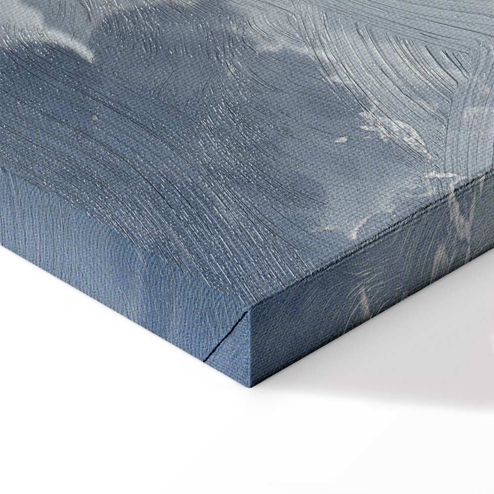 Starry Cloudscape Minimalist Canvas Print