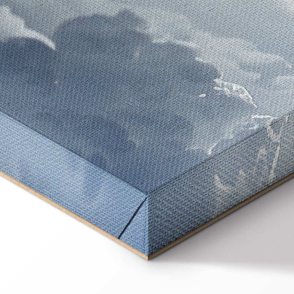 Starry Cloudscape Minimalist Canvas Print