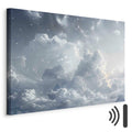 Starry Cloudscape Minimalist Canvas Print