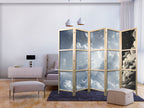 Japanese Room Divider Astral Calm: Stars over Clouds
