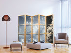 Japanese Room Divider Astral Calm: Stars over Clouds