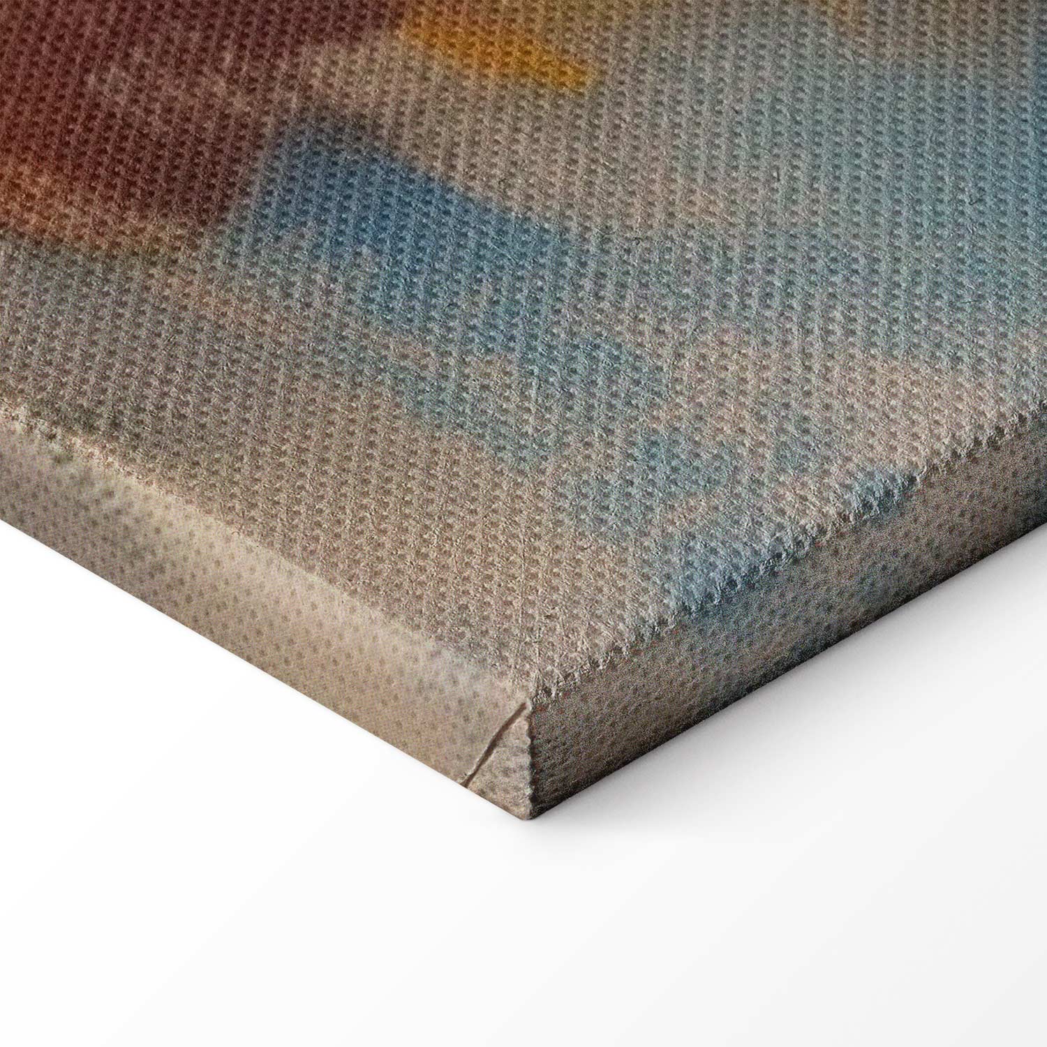 Flowery Garden Bench Impressionist Canvas Print