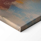 Flowery Garden Bench Impressionist Canvas Print