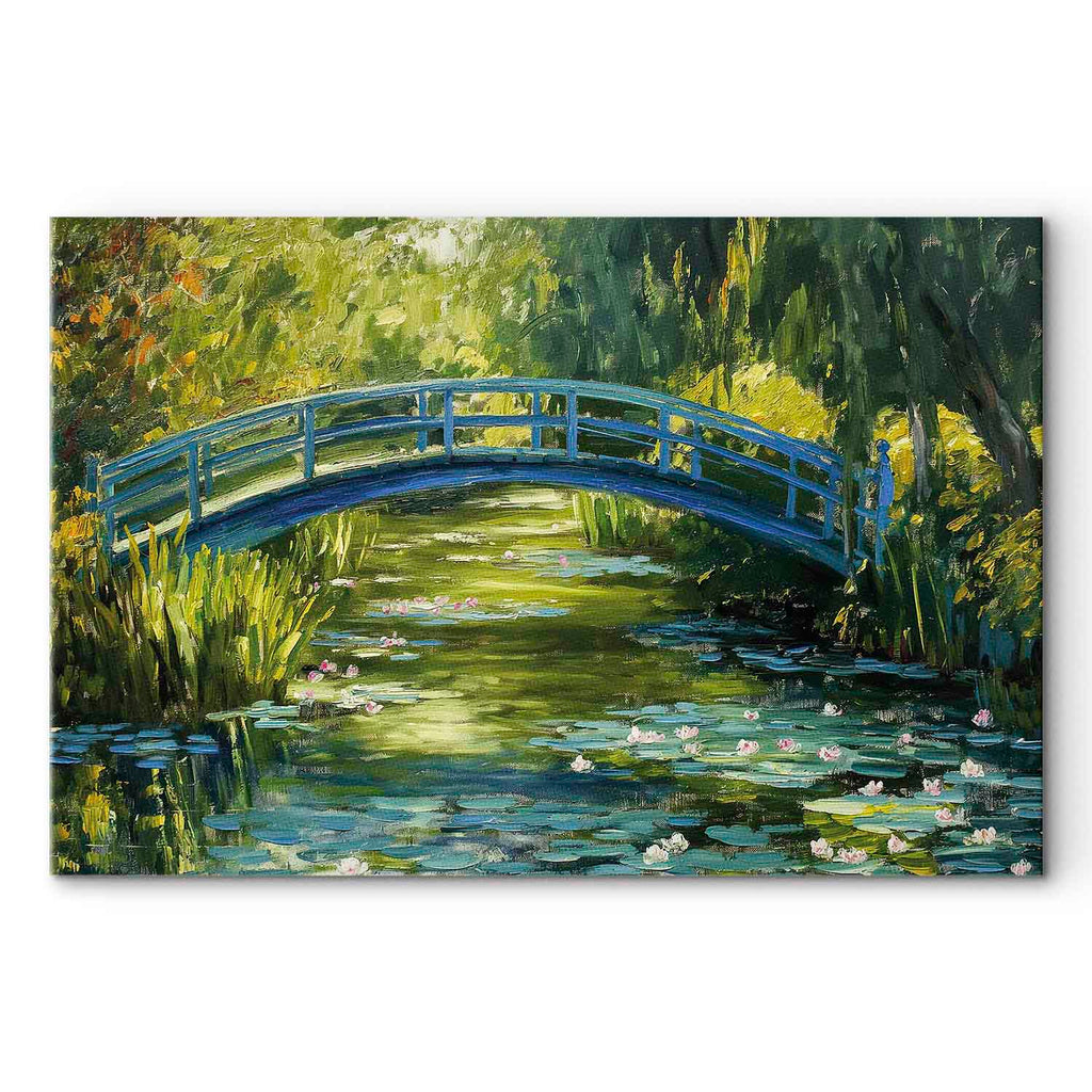 Impressionist Bridge Landscape DIY Large Canvas Print