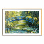 Impressionist Bridge Landscape Poster