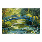 Impressionist Bridge Landscape Poster