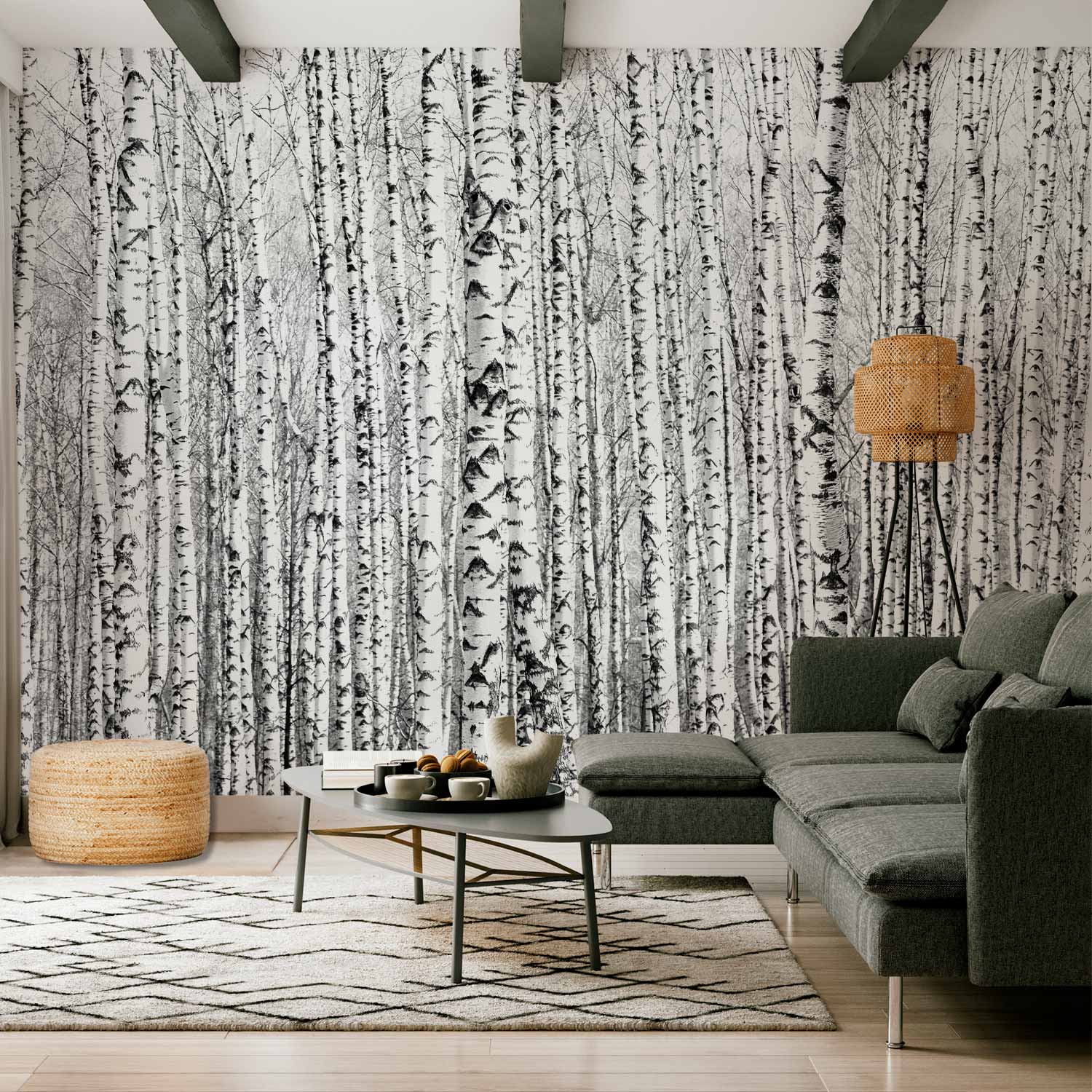 Birch Forest Nature Wall Mural