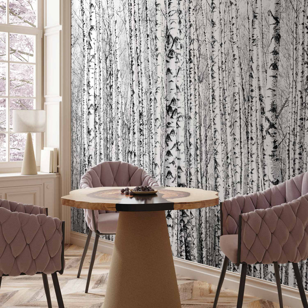 Birch Forest Nature Wall Mural