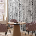 Birch Forest Nature Wall Mural