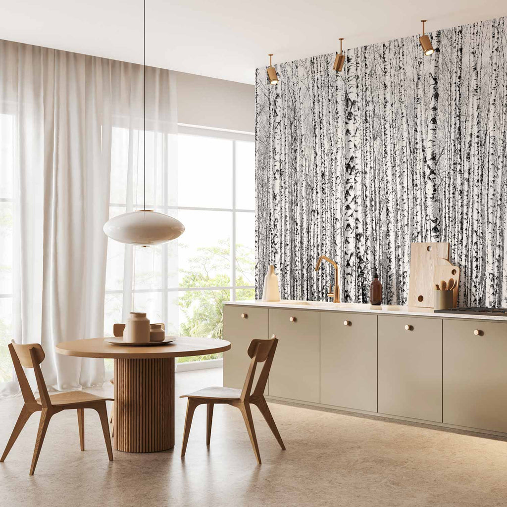 Birch Forest Nature Wall Mural