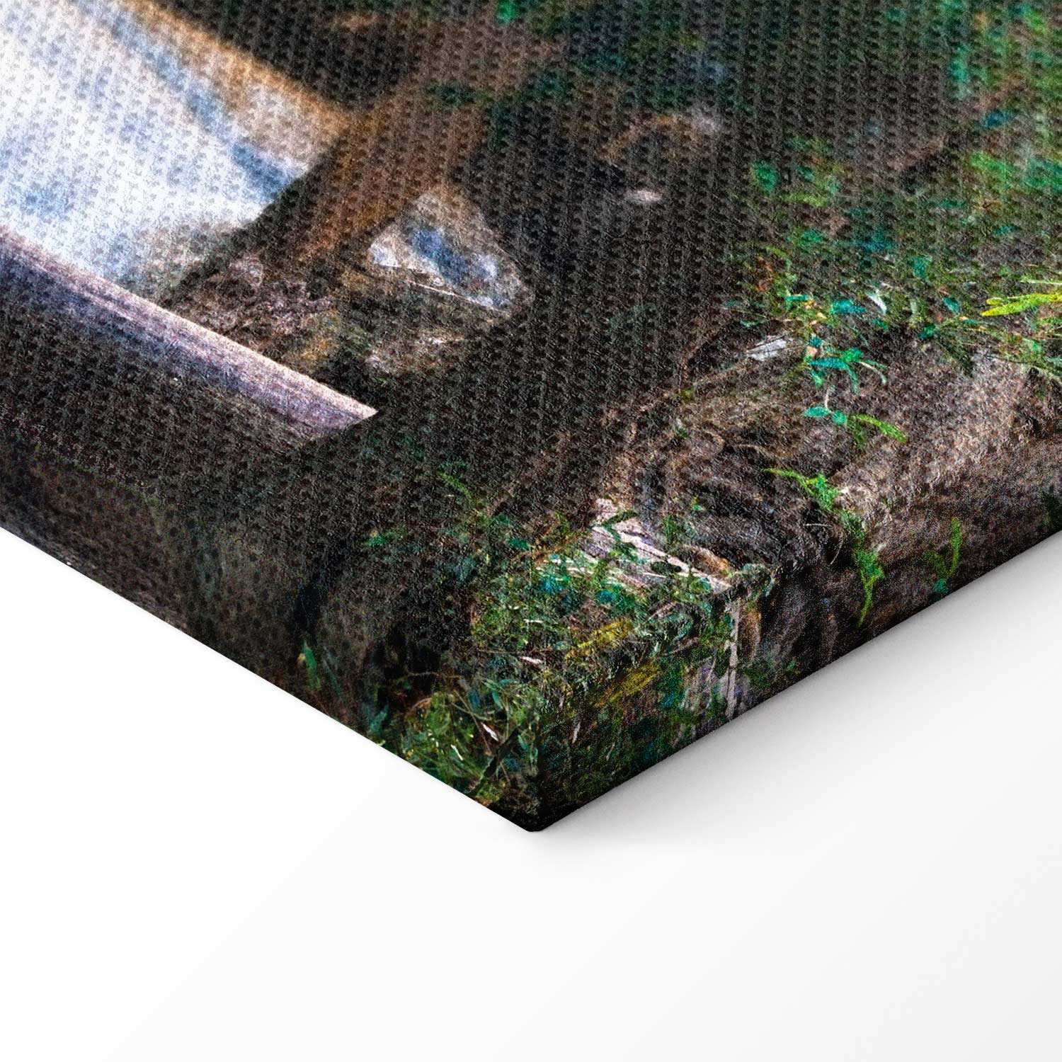 Buddha Waterfall Zen Canvas Print