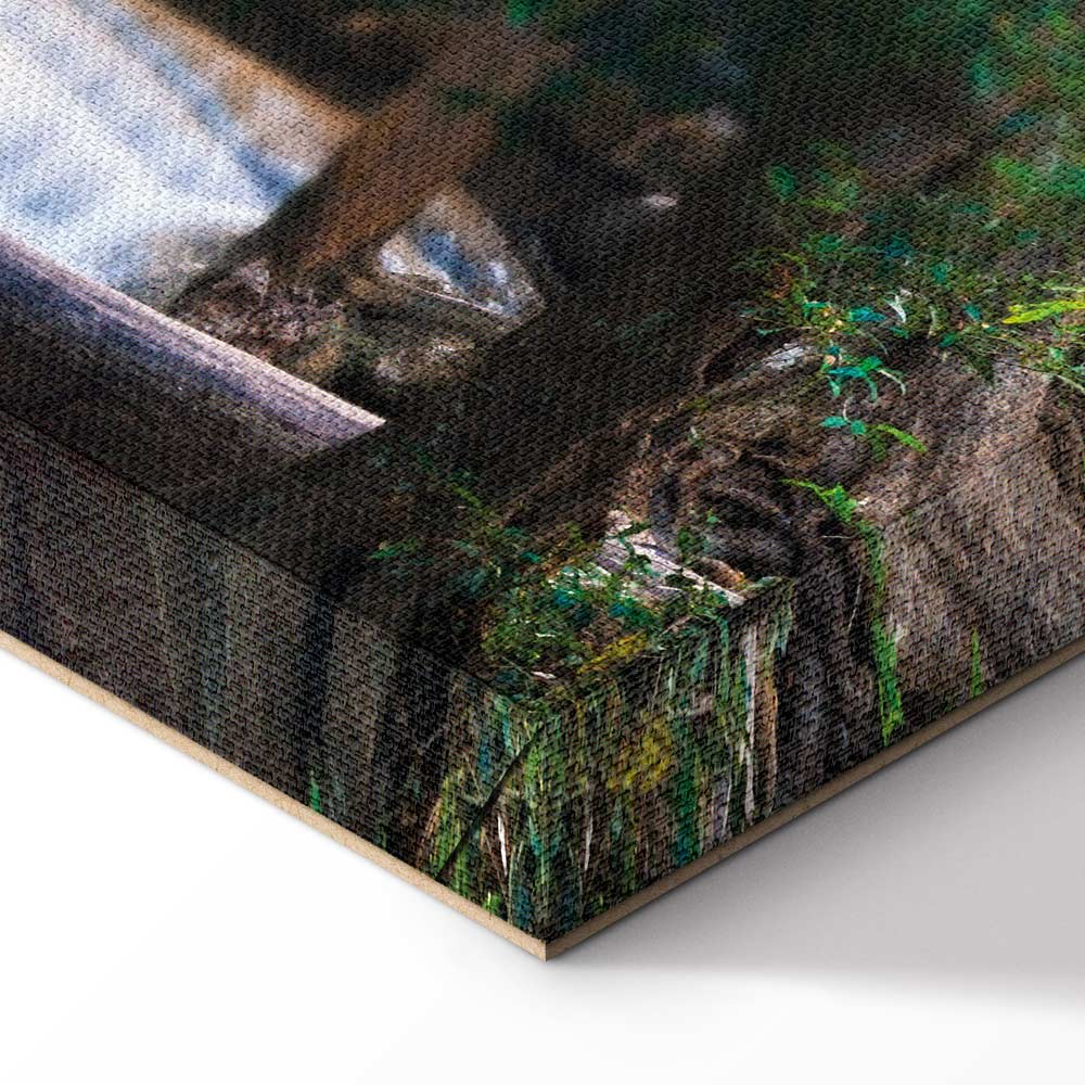 Buddha Waterfall Zen Canvas Print