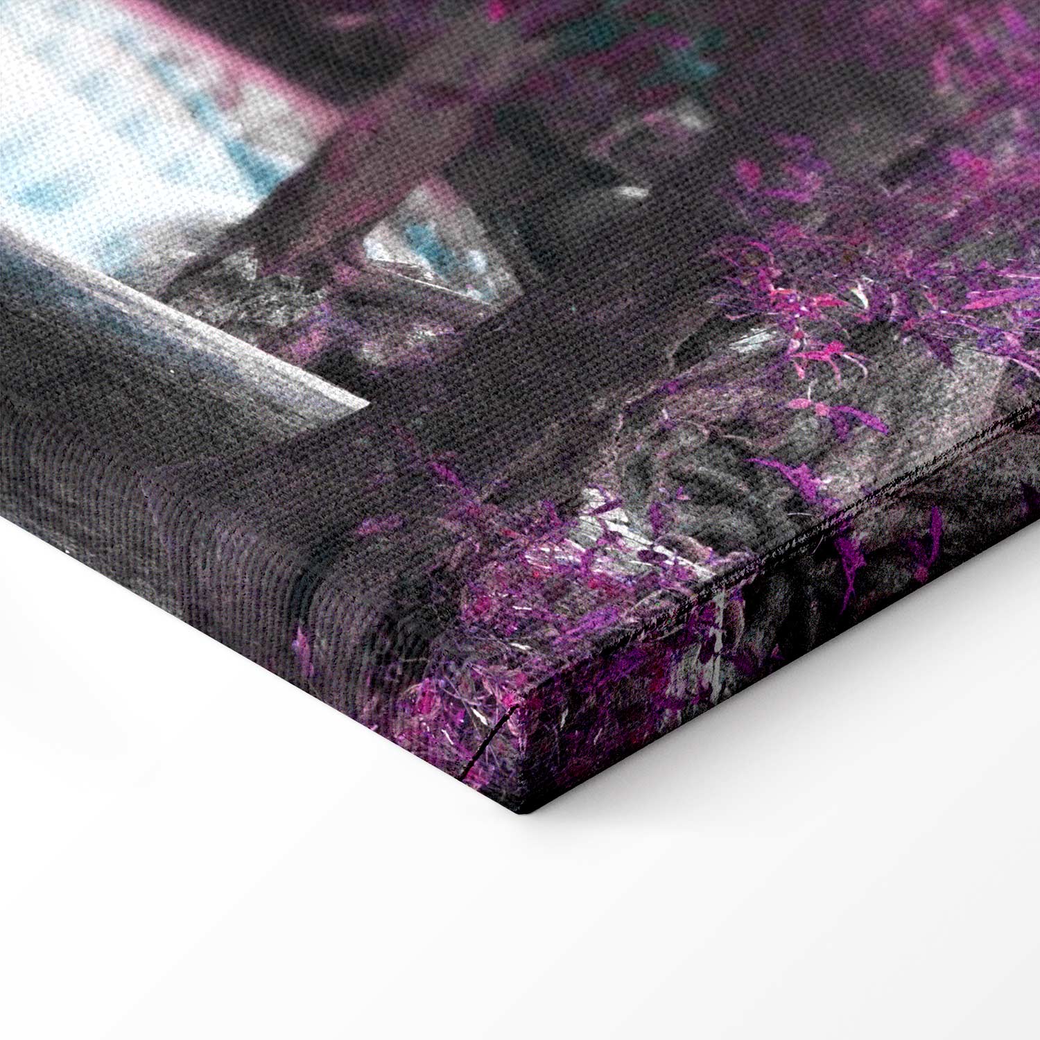 Waterfall Buddha Zen Canvas Print