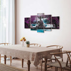 Waterfall Buddha Zen Canvas Print