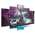 Waterfall Buddha Zen Canvas Print